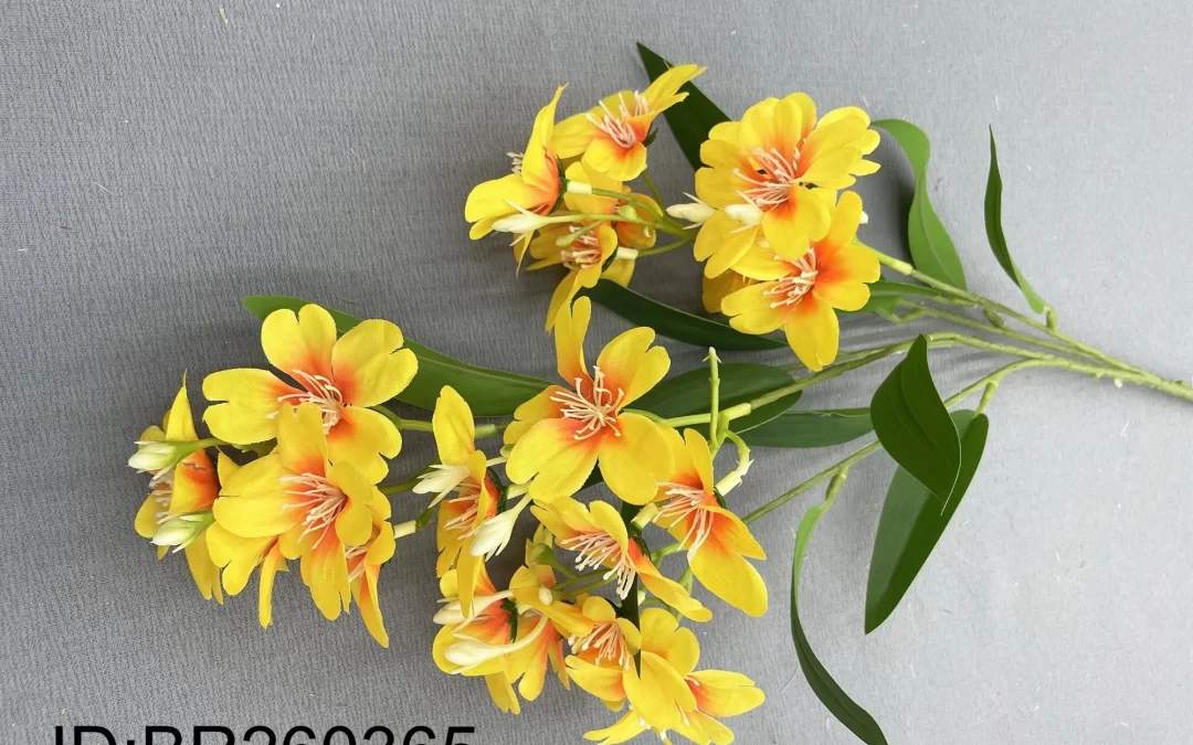 China Wholesale fake butterfly flower manufacturer Custom Florals For Wedding Decor BR260365