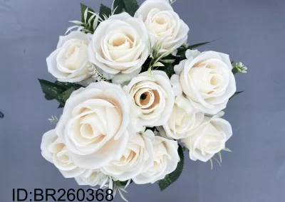 Wholesale 7 stems artificial rose China Custom Flower Factory Direct For Events BR260368