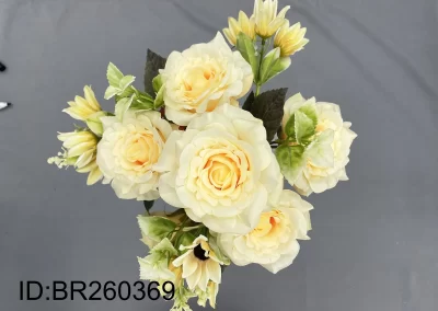 China Fake Flower manufacturer Bulk Wholesale Artificial Florals Supply BR260369