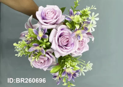 synthetic mix flower bouquets in bulk wholesale BR260696