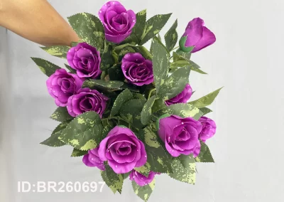 silk rose bouquet wholesale silk floral supplies BR260697