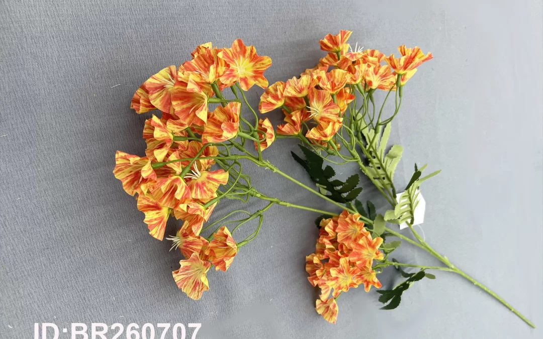 long stem artificial morning glory for decoration BR260707