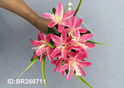 Artificial lilies wildflowers bouquet used for wedding BR260711