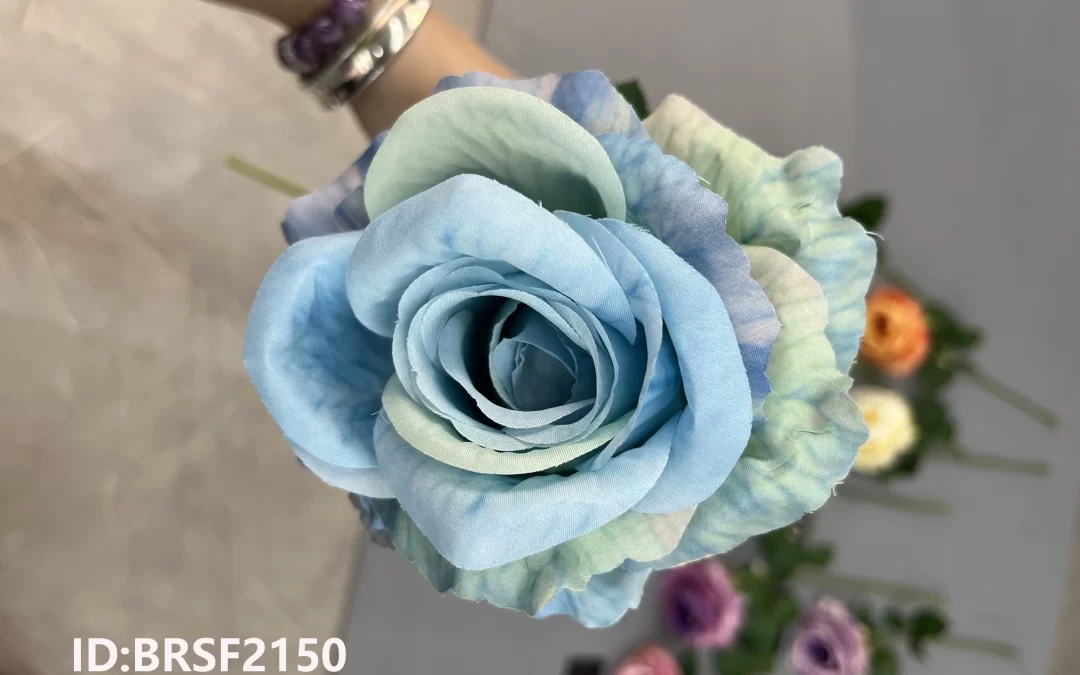 Single stem artificial roses factory price in China exporter BRSF2150