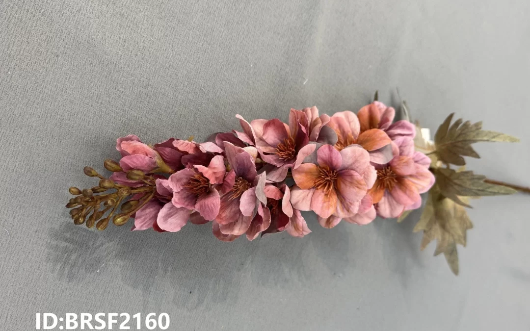 Single stem artificial  fake Larkspur stem used for decoration China exporter BRSF2160
