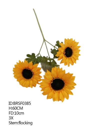 artificial sunflower wholesale BRSF0385