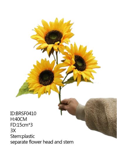 real looking artificial sunflowers BRSF0410